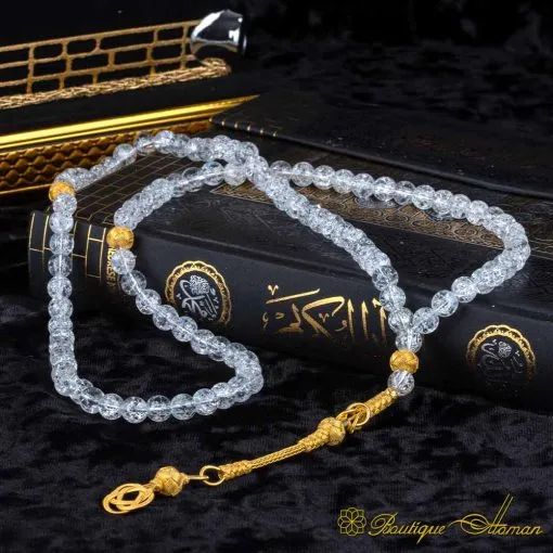 Dur Al Najaf 99 Beads Golden Kazaz Misbaha - Image 3