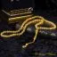 Citrine 99 Beads Golden Kazaz Misbaha