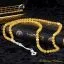 Citrine 99 Beads Silver Kazaz Misbaha