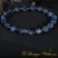 Lapis Lazuli Faceted Beaded Elastic Bracelet