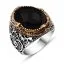 Onyx Classic Silver Ring