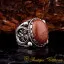 Prince Collection Brown Goldstone Handmade Ring