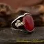 Classy Gentle Aqiq Men Ring With Tughra
