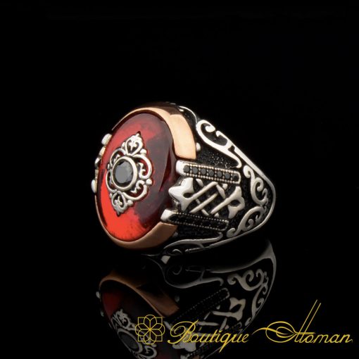 Orient Red Mina Exclusive Men Ring - Image 3