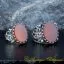 Red Yemeni Aqeeq Flat Handcraft Women & Men Couple Rings Set