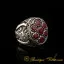 Handcraft Natural Ruby Pieces Ring