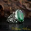 Ruby Zoisite Filigree Women Ring