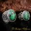 Ruby Zoisite Handmade Women & Men Couple Rings Set