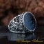 Seal Of Prophet Mohammad Black Aqeeq Ring