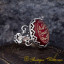 Seal Of Prophet Mohammad Red Yemeni Aqeeq Handcraft Women Ring