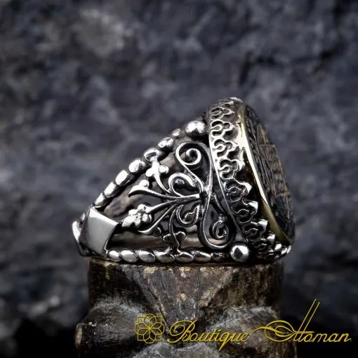 Seal Of Solomon Abalone Ring - Image 3