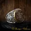 Seal Of Solomon Black Aqeeq Ring