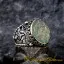 Seal Of Solomon Green Aqeeq Ring