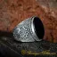Selim Collection Black Aqeeq Handmade Ring