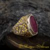 Sultan Collection Ruby Handmade Ring