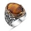 Tiger’s Eye Classic Silver Ring
