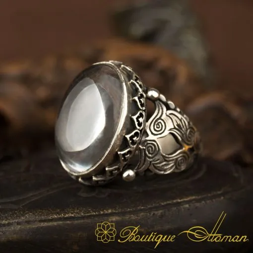 Traditional Hand Made Durr-A-Najaf Silver Ring - Image 3