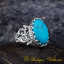 Turquoise Feroza Handcraft Women Ring