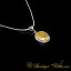 Yellow Sapphire Pendant in 925 Sterling Silver