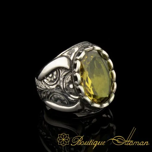 Zultania Silver Men Ring Hand Craft 925 - Image 3
