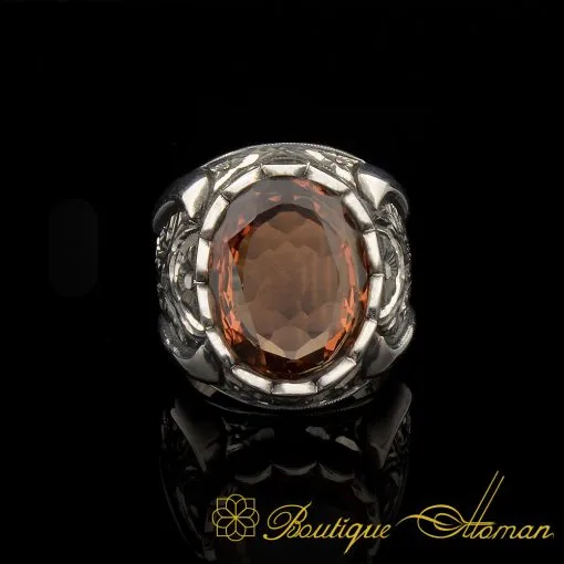 Zultania Silver Men Ring Hand Craft 925 - Image 5