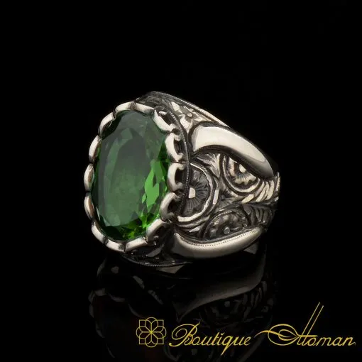 Zultania Silver Men Ring Hand Craft 925 - Image 7