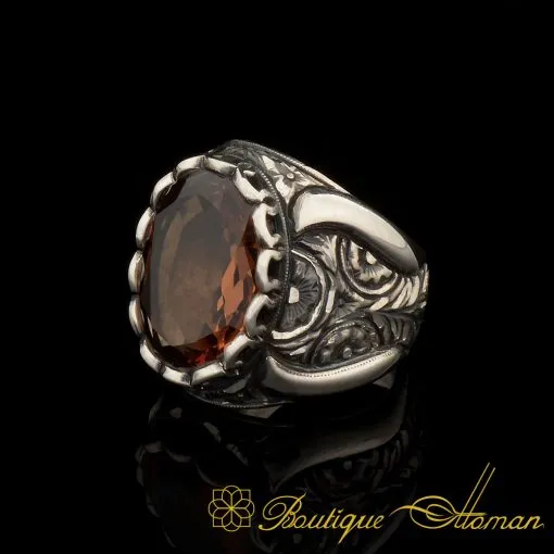 Zultania Silver Men Ring Hand Craft 925 - Image 8