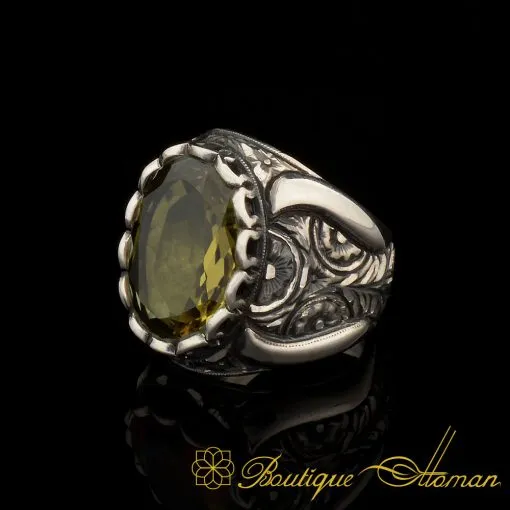 Zultania Silver Men Ring Hand Craft 925 - Image 9