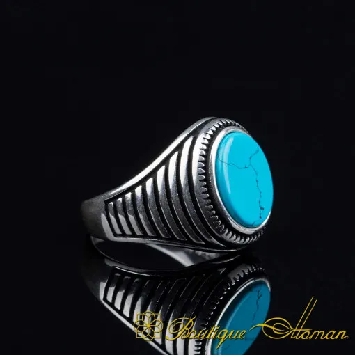 Turquoise Pinky Finger Ring