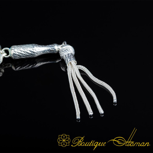 Handmade Faceted Silver Tasbih No:2