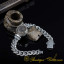 Crescent Star Silver Rotating Chain Bracelet For Men
