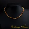 Amber Beaded Necklace For Children No:3