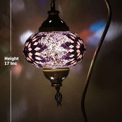 Mosaic Glass Bedside Table Lamp No:4
