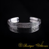Ayatul Kursi Unisex Silver Cuff Bracelet