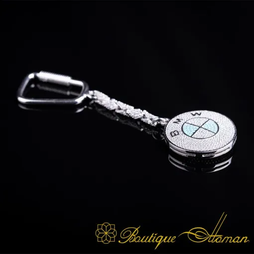 Car Logo Special Silver Keychain No:4