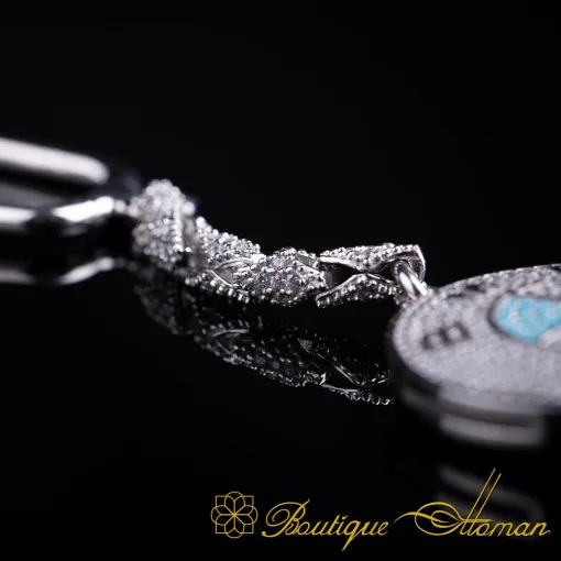 Car Logo Special Silver Keychain No:4