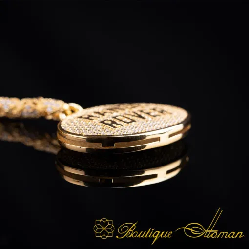 Car Logo Special Gold Plated Silver Keychain No:2