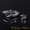 Zulfikar Sword Silver Adjustable Bracelet & Ring Set