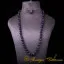 Amethyst Beaded Adjustable Unisex Necklace