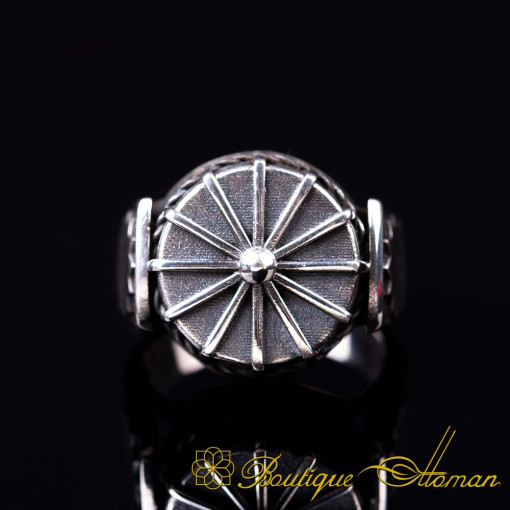 Bektashi Crown Silver Ring For Men