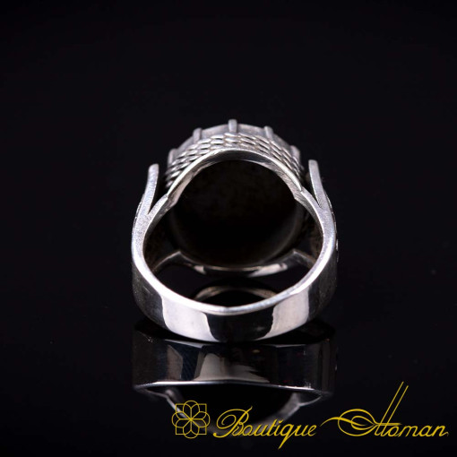 Bektashi Crown Silver Ring For Men
