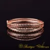 Modern Rose Gold Cuff Bracelet For Women