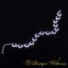 Blue Zircon Exclusive Silver Bracelet For Women