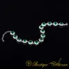 Green Zircon Exclusive Silver Bracelet For Women