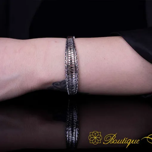 Modern Silver Cuff Bracelet For Women