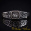 Crossed Swords (Ya Ali) Silver Cuff Bracelet