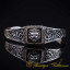 Lion Head Silver Cuff Bracelet