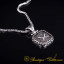 Crossed Swords (Ya Ali) Square Pendant with King Chain Necklace