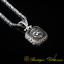 Lion Head Square Pendant with King Chain Necklace