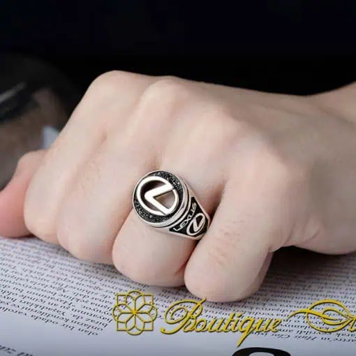 Car Logo Micro Zircon Detailed Ring for Lexus Owners No:1